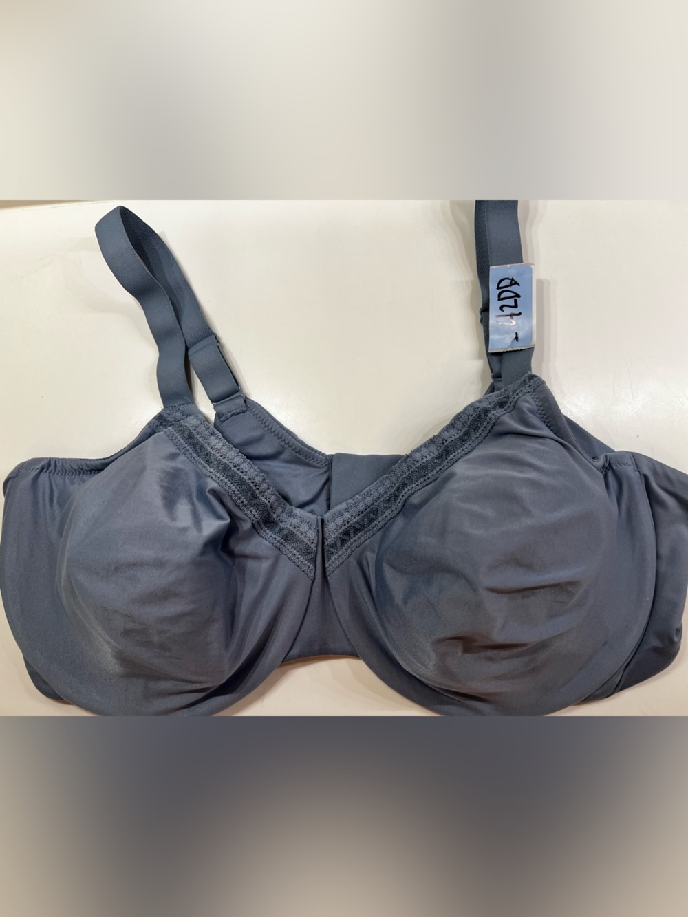 WACOAL #855213 SIZE 42DD MEDIUM BLUE 
PERFECT PRIMER  FULL FIGURE UNDERWIRE BRA